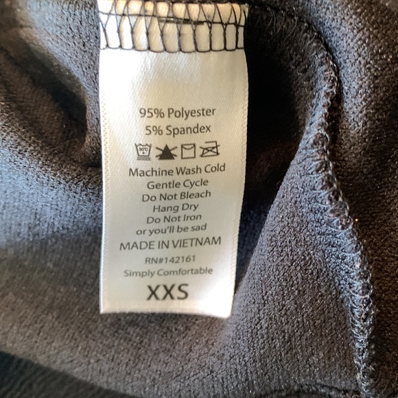 LuLaRoe Black Nicole Dress size XXS - Picture 5 of 6